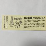 道の駅七ヶ宿の記念きっぷ写真2