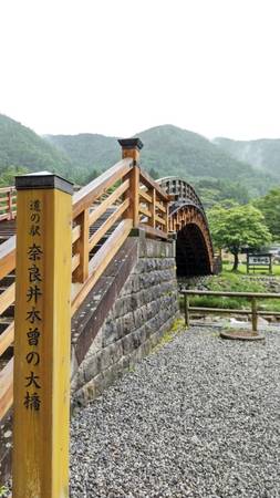 ベン・オオタさんが訪問した道の駅奈良井木曽の大橋の駅写真1