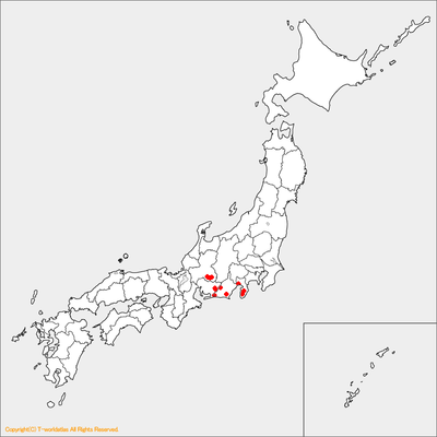 タヌキ取得地図