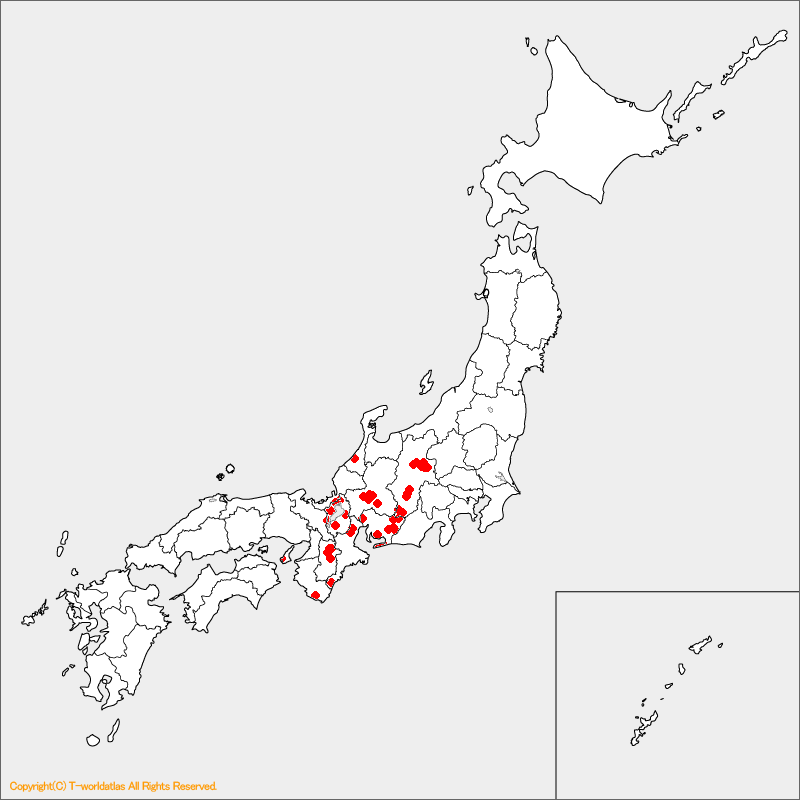 Cosuka3401さんの訪問地図