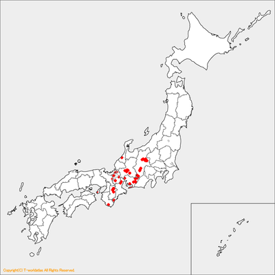 Cosuka3401さんの訪問地図