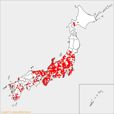 aki+yoko kununurra 2001さんの取得地図